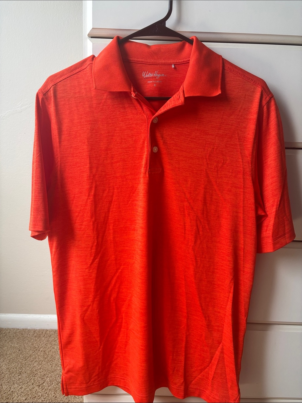 Walter Hagen Men's Polo Shirt in Bright Orange